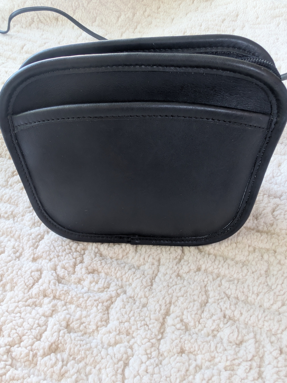 Vintage United States Coach Pocket Purse "Penny Pocket" In Black